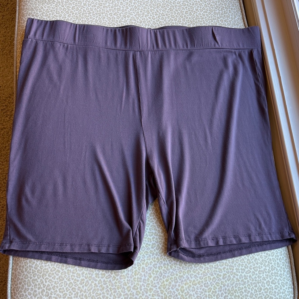 Kyte Women's Purple Biker Sleep Shorts size XXL